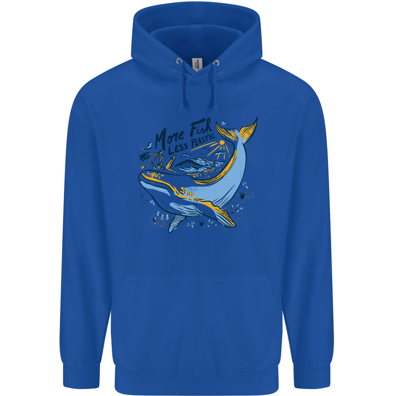 A Naked Banana Freezing Cold in Bed Childrens Kids Hoodie Royal Blue
