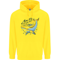 A Naked Banana Freezing Cold in Bed Childrens Kids Hoodie Yellow