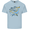 A Naked Banana Freezing Cold in Bed Kids T-Shirt Childrens Light Blue