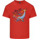 A Naked Banana Freezing Cold in Bed Kids T-Shirt Childrens Red