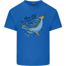 A Naked Banana Freezing Cold in Bed Mens Cotton T-Shirt Tee Top Royal Blue