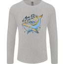 A Naked Banana Freezing Cold in Bed Mens Long Sleeve T-Shirt Sports Grey