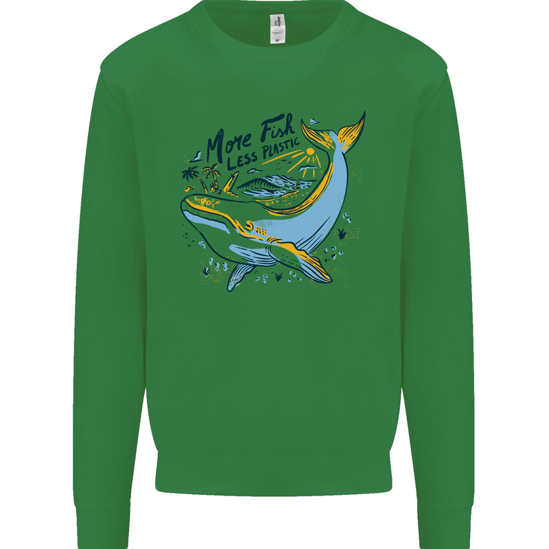 A Naked Banana Freezing Cold in Bed Mens Sweatshirt Jumper Irish Green