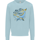 A Naked Banana Freezing Cold in Bed Mens Sweatshirt Jumper Light Blue