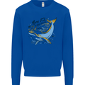 A Naked Banana Freezing Cold in Bed Mens Sweatshirt Jumper Royal Blue