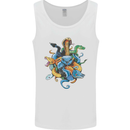 A Nest of Colourful Snakes Mens Vest Tank Top White