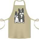 A Pair of Bulldogs Cotton Apron 100% Organic Khaki