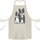 A Pair of Bulldogs Cotton Apron 100% Organic Natural