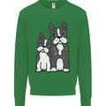 A Pair of Bulldogs Kids Sweatshirt Jumper Irish Green