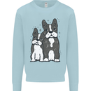 A Pair of Bulldogs Kids Sweatshirt Jumper Light Blue