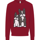 A Pair of Bulldogs Kids Sweatshirt Jumper Red