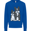 A Pair of Bulldogs Kids Sweatshirt Jumper Royal Blue
