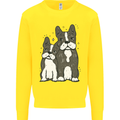 A Pair of Bulldogs Kids Sweatshirt Jumper Yellow