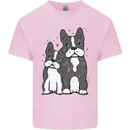 A Pair of Bulldogs Kids T-Shirt Childrens Light Pink