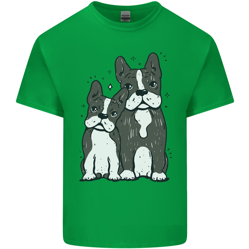 A Pair of Bulldogs Mens Cotton T-Shirt Tee Top Irish Green