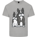 A Pair of Bulldogs Mens Cotton T-Shirt Tee Top Sports Grey