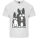 A Pair of Bulldogs Mens Cotton T-Shirt Tee Top White