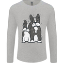 A Pair of Bulldogs Mens Long Sleeve T-Shirt Sports Grey