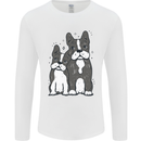 A Pair of Bulldogs Mens Long Sleeve T-Shirt White