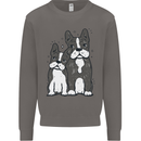 A Pair of Bulldogs Mens Sweatshirt Jumper Charcoal