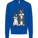 A Pair of Bulldogs Mens Sweatshirt Jumper Royal Blue