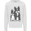 A Pair of Bulldogs Mens Sweatshirt Jumper White