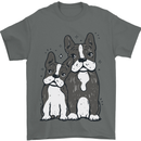 A Pair of Bulldogs Mens T-Shirt 100% Cotton Charcoal