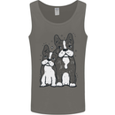 A Pair of Bulldogs Mens Vest Tank Top Charcoal