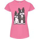 A Pair of Bulldogs Womens Petite Cut T-Shirt Azalea