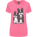 A Pair of Bulldogs Womens Wider Cut T-Shirt Azalea