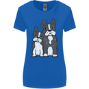 A Pair of Bulldogs Womens Wider Cut T-Shirt Royal Blue