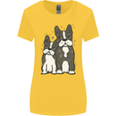 A Pair of Bulldogs Womens Wider Cut T-Shirt Yellow