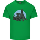A Pair of Schnauzer Gigantes Dog Kids T-Shirt Childrens Irish Green