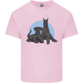 A Pair of Schnauzer Gigantes Dog Kids T-Shirt Childrens Light Pink