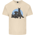 A Pair of Schnauzer Gigantes Dog Mens Cotton T-Shirt Tee Top Natural