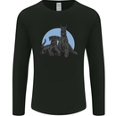 A Pair of Schnauzer Gigantes Dog Mens Long Sleeve T-Shirt Black