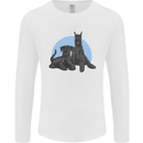 A Pair of Schnauzer Gigantes Dog Mens Long Sleeve T-Shirt White
