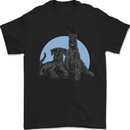 A Pair of Schnauzer Gigantes Dog Mens T-Shirt 100% Cotton Black