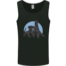 A Pair of Schnauzer Gigantes Dog Mens Vest Tank Top Black