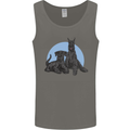 A Pair of Schnauzer Gigantes Dog Mens Vest Tank Top Charcoal