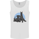 A Pair of Schnauzer Gigantes Dog Mens Vest Tank Top White