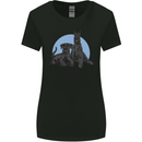 A Pair of Schnauzer Gigantes Dog Womens Wider Cut T-Shirt Black