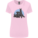 A Pair of Schnauzer Gigantes Dog Womens Wider Cut T-Shirt Light Pink