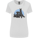 A Pair of Schnauzer Gigantes Dog Womens Wider Cut T-Shirt White