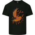 A Pheonix Rising From the Ashes Mens Cotton T-Shirt Tee Top Black