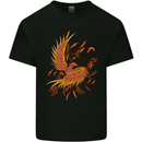 A Pheonix Rising From the Ashes Mens Cotton T-Shirt Tee Top Black