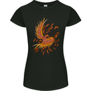 A Pheonix Rising From the Ashes Womens Petite Cut T-Shirt Black