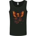 A Phoenix Rising From the Flames Fantasy Mens Vest Tank Top Black