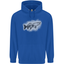 A Pike Fish Drawing Fishing Fisherman Mens 80% Cotton Hoodie Royal Blue