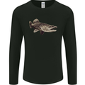 A Pike Fish Fishing Fisherman Mens Long Sleeve T-Shirt Black